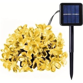 Resim Solar 5m 50 Led Papatya Gün Işığı 8 Fonksiyonlu Tdrtr Çok Renkli 