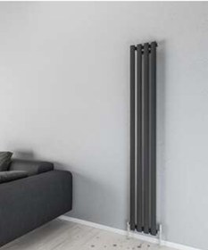 Resim Warma Palesa Dikey Çelik Radyatör 280x1800 Pütürlü Beyaz Ral 9016 