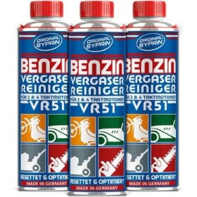 Resim Syprin Orijinal Karbüratör Temizleyici VR51 3X750 Ml, 2 ve 4 Zamanlı Benzinli Motorlar Için 