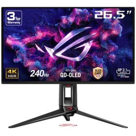 Resim Asus Rog Swift PG27UCDM 27'' 0.03 MS 240 Hz 4K Ultra HD AdaptiveSync OLED TV 
