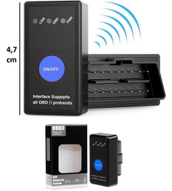 Resim vgate icar ON/OFF Butonlu V1.5 PIC18F25K80 CHIP Bluetooth 4.0 Tarayıcı ABRP Uyumlu 