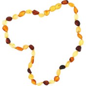 Resim Baby Drop Amber Teeth Necklace 