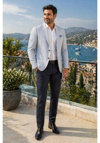 Resim Alexandergardi Erkek Blazer Ceket Mavi 