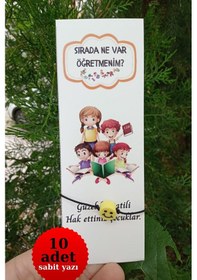 Resim 10 Adet Tatil Hediyesi - Kitap Ayracı Ve Bileklik Seti - Okul Çok Renkli 