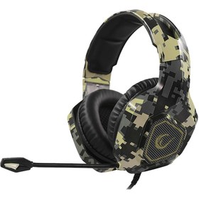 Resim Rampage Rm-k8 Attack Kamuflaj Renkli Usb 7.1 Version Rainbow Ledli Gaming Oyuncu Mikrofonlu Kulaklık 