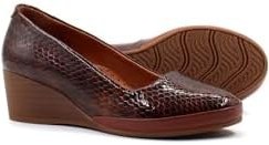 Resim FAST STEP Hakiki Deri Kadın Dolgu Topuk Ayakkabı 411ZA291 