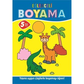Resim Eğlenceli Boyama - 5 Yaş Üstü 4’lü Pastel Boya Hediyeli 