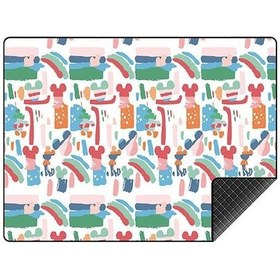 Resim Jzcat 2m 2m Piknik Nem Geçirmez Mat Kalınlaşmış Su Geçirmez Açık Kamp Mat - Yeşil 