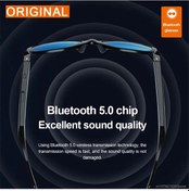 Resim C8 Akıllı Güneş Gözlüğü Kulaklık Hifi Stereo Müzik Bluetooth 5.0 Kablosuz Ku C8 Blue 