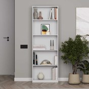 Resim Adore Max 5 Raflı Kitaplık Beyaz 