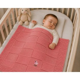 Resim belpa Kuğu Concept Triko Bebek Battaniyesi %100 Pamuklu,Kız Bebek Erkek Bebek Battaniyesi,Kalın Triko Bebek Battaniyesi 