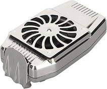 Resim Cep Telefonu Soğutma fanı, Film Izlemek Için Geri çekilebilir Kelepçeli şarj Edilebilir Telefon Soğutucusu (SILVER) 