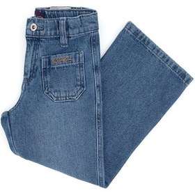 Resim U.S. Polo Assn. Kız Çocuk Açık Mavi Flare Fit Jean Pantolon 50317882-DN0003 