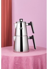 Resim Karaca Powersteel Pro 316+ Space Midi Çelik İndüksiyon Tabanlı Çaydanlık Takımı 