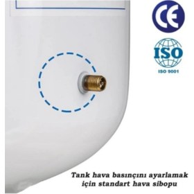 Resim River Water Dijital Su Arıtma Tankı -Lastik Basınç Ölçer Cihazı 