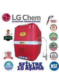 Resim Lg Chem Cool Krzbyz 8lt 5fl Montaj Dahil 10aşama Su Arıtma Cihazı 