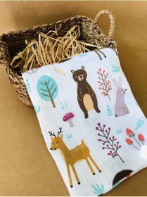 Resim Ceylan Çok Amaçlı Müslin Örtü Battaniye Çok Renkli 