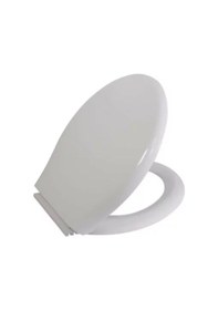 Resim Visam Leylak Yavaş Kapanan Termoplast Klozet Kapağı (Üstten Sıkma 