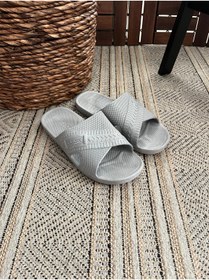 Resim Behtah Kundura Erkek 3'lü Paket Kaymaz Taban Esnek Airblow Banyo Balkon Plaj Havuz Terlik 