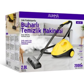 Resim Genel Markalar ARELL Auhma Ast-01 Çok Fonksiyonlu Buharlı Temizlik Makinesi | 2000W Güçlü Buhar, 2l Su Kapasitesi 
