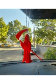 Resim OTOMOR AKSESUAR Kırmızı Azrail Oto Dikiz Süsü 