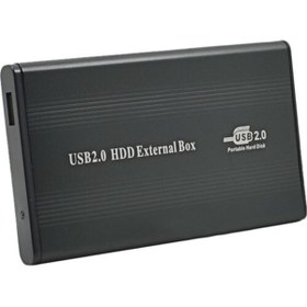 Resim Crescent Usb 2.0 External 2.5 Inç Ide Usb Harici Harddisk Kutusu Deri Kılıflı 