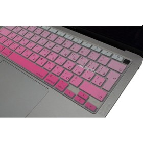 Resim Rusça Klavye Koruyucu Macbook Air Pro M1-m2-m3 A2681 A2941 A2442 A2485 Uyumlu Gradient 001 