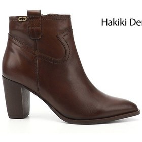 Resim Gönderi R Kadın Kahve Antik Fermuarlı Sivri Burun Hakiki Deri Bot Dkzb61339499 Kahve 