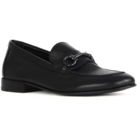 Resim Bueno Shoes Siyah Flotter Deri Erkek Klasik Ayakkabı 10MA229555 10MA229555 