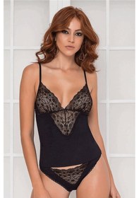 Resim Pierre Cardin Kaşkorse Penye Askılı Atlet Külot Takım 345 Siyah 001 