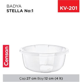 Resim Yuvarlak Şeffaf Badya 1 Adet 1 No ROYALEKS-E173 