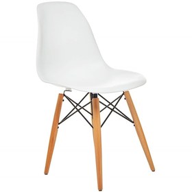 Resim Sedunamobilya Seduna Eames Sandalye | Natural Ahşap Ayaklı 