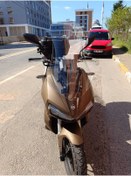 Resim MOTOCAM Adventure 150 Ön Cam 2021 2024 Model 65cm Şeffaf Renkli 4mm ORTA BOYLU CAM 