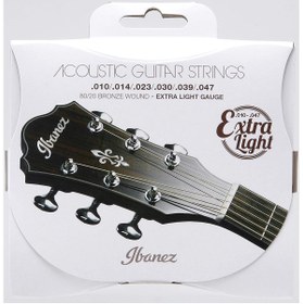 Resim Hype Store Ibanez Bronze Wound 80/20 Akustik Gitar Telleri - Ekstra Işık Ayarı, IACS61C 