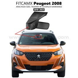 Resim FitCamX - Peugeot 2008 Modele Özel 4K Araç Kamerası (2019-2023)(FT-J9316-2008) 