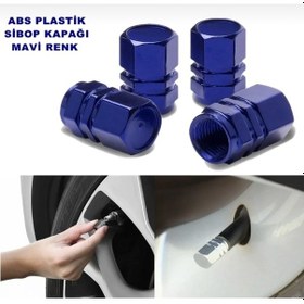 Resim Point Sibop Kapağı Seti Abs Krom 4 Adet Mavi Renk Ithal 