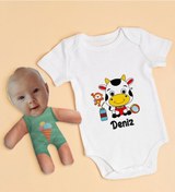 Resim Bitmeyenkartus Bk Kids Kişiye Özel Fotoğraflı Bebek Yastık Ve Bebek Body Zıbın H (550906088) 