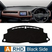Resim Hightower Honda Hr-v 2014-2020 İçin Sağ Direksiyonlu Siyah Dashboard Koruyucu - Uv Korumalı 
