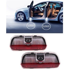 Resim Autogp Vw Cc Kapı Altı Işık Lazer Led Logo Hoşgeldin Aydınlatma Agp-kl-5012 1 Çift/kutu 