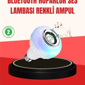 Resim Hsc Bilişim Akıllı LED Ampul - E27 Uyumlu ve Müzik Çalarlı Tasarım 