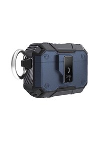 Resim Mobilefix Apple Uyumlu AirPods Pro 2 Airbag 35 Darbelere Karşı Dayanıklı Düğmeli Kılıf-mavi Mavi 