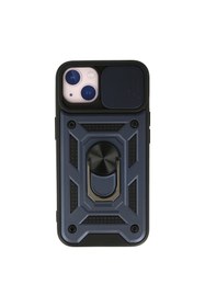 Resim artlab Art İphone 15 Kılıf Pars Lens Yüzüklü Silikon - Lacivert Lab 