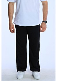 Resim Eg38 Düz Baggy Eşofman Siyah Siyah 