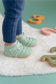 Resim First Step Paraşüt Kumaş Kürklü Anne Terlik Ve Bebek Panduf (terlik Ve Panduf Ayrı Satılmaktadır.)-mint-t-1007 