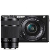 Resim Sony A6000 16-50mm + 55-210mm Lens Kit (Sony Eurasia Garantili) 