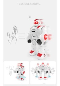 Resim Birlik Oyuncak Uzaktan Kumandalı Disk Atan Süper Robot 