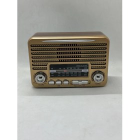 Resim Bej Radyolu Bluetooth, Fm/am/sw, Usb, Sd, Aux, Mp3 Çalar RT-641 