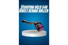 Resim MiraLive Titanyum Uçlu Derma Roller 540 Iğneli 1 mm Gözenek Azaltıcı Akne Izlerine Uygun 