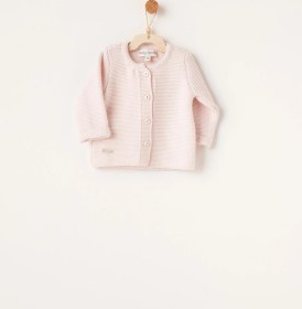Resim Andywawa Bebek Triko Ceket Jacket Knitwear Basic Ac26344 Pembe 