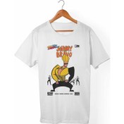 Resim Johnny Bravo Çocuk Beyaz T-Shirt 